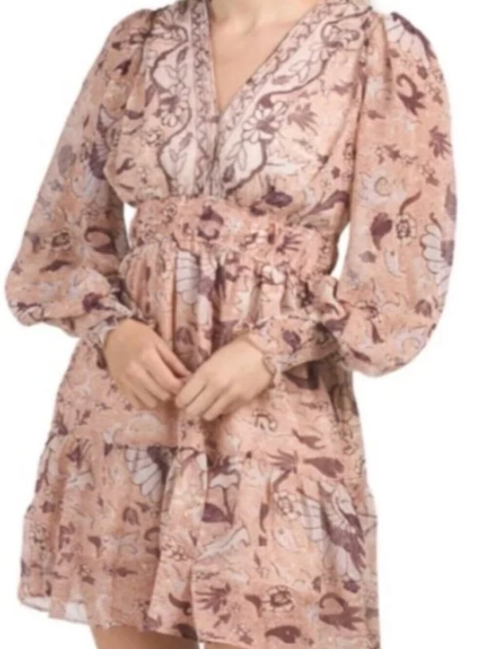 O.P.T Boho Floral Mini Dress